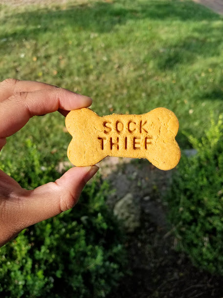 sock thief dog treats