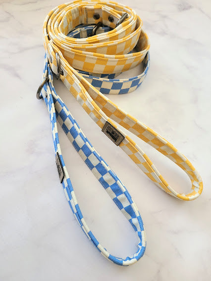 Checkered Sky - Checkered Butter Dog Leash