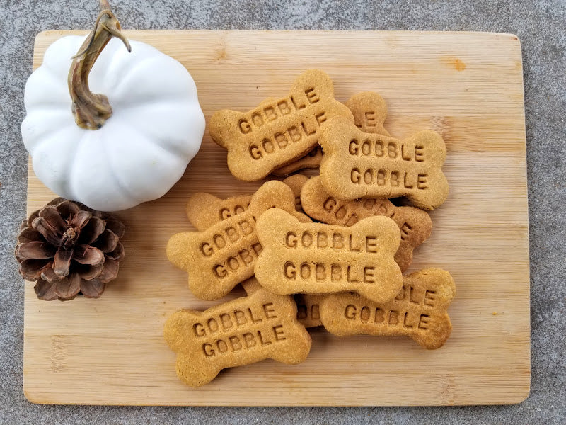 Gobble Gobble Peanut Butter Dog Treats - Grain Free - Thanksgiving Treats