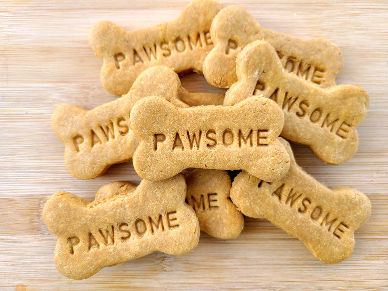 Pawsome Peanut Butter Dog Treats - Grain Free - Dog Gift