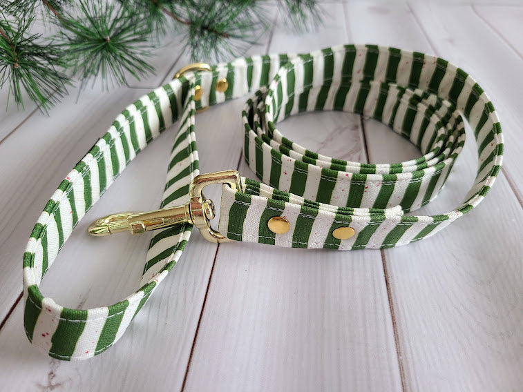 Wintergreen Stripe Dog Collar